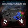 Wireless Gaming Controller, PC Video Gamepad Joystick with Dual Vibration and Remap M1-M4 Triggers, 2.4G Remote Game Console for Windows 7/8/10/XP/Laptop, PS3, Switch, Android, TV Box