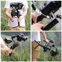 DF DIGITALFOTO Vision Hold Plate Grip Extension Rods Bar Monitor Mount Accessories Compatible with Ronin S/SC Gimbal Setup Mounting Microphone