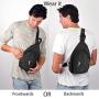 Westend Crossbody Sling Bag Backpack with Adjustable Strap