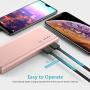 BONAI Portable Charger, USB Power Bank 10,000mAh External Battery Pack and Flashlight Compatible iPhone X 8 6 7 Plus 6s 8 iPad Samsung Galaxy S8 S7 Note 8 Phone Smartphones Tablet - Rose Gold