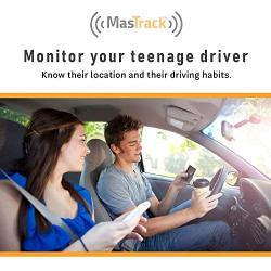 MasTrack- Premium Car GPS Tracker W/No Monthly Fee | Track On Computer Smartphone | Free 1 Year Premium Plan| Track Fleet Monitoring, Teens, Family| Plug to OBD Port for Alerts & Engine Diagnostics