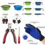 Puppy Starter Kit,12 Piece Dog Supplies Assortments,Set includes:Dog toys | Dog Bed Blankets | Puppy Training Supplies | Dog Grooming Tool | Dog Leashes Accessories | Feeding & Watering Supplies