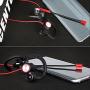 Festnight 3.5mm Gaming Headset, Dynamic Dual Driver Stereo Noise Isolating Earphone with Detachable Mic for Mobile Phone Laptop Desktop Computer Game