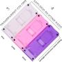 Phone Stand,Tablet Stand,Desktop Phone Holder Stand for Desk,Foldable Adjustable Phone Stand Compatible with All Mobile Phones/iPad/Tablet(3 PCS in 3 Transparent Colors)