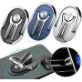 3 Pack Cell Phone Ring Holder Stand, Sanp 3 in 1 Universal Air Vent Car Phone Mount and Finger Grip Ring Kickstand, 360°Rotation & 90°Flip (Black&Sliver&Blue)