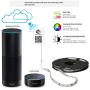 Maxonar LED Strip Lights Works with Alexa (16.4Ft / 5M) WiFi Wireless Light Strips RGB Multicolor Waterproof IP65 Smart Phone Controlled DIY Kit Works with Amazon Echo Google Home