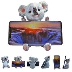 Cute Koala Animal Cell Phone Stand for Desk Smartphone Mobile Phone Holder for iPhone Android Smartphone Holder Desk Decorations