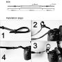 Wolven Camera Neck Shoulder Belt Strap Compatible All DSLR / SLR / Men / Women Etc, Multi-Colored