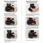 D&F AF Extension Tube Set 12mm,20mm,36mm Auto Focus Macro Tubes for Nikon D7200,D7100,D5300,D5200,D3300,D3200,D40,D40x,D300,D3,D3S