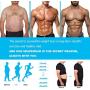 Mens Compression Shirt Undershirt Slimming Tank Top Workout Vest Abs Abdomen Slim Body Shaper