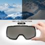 OutdoorMaster OTG Ski Goggles - Over Glasses Ski/Snowboard Goggles for Men, Women & Youth - 100% UV Protection