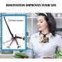 FastSun Phone Neck Holder Lazy Neck Holder Stand Universal Neck Hanging Holder Smart Phone Sport Camera Self-Timer Tool Adjustable 4-6 inch Bracket for iPhone Samsung for GoPro