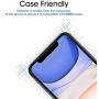 amFilm Glass Screen Protector for iPhone 11 / iPhone XR (6.1" Display) (3 Pack) with Easy Installation Tray