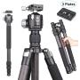 Carbon Fiber Tripod-INNOREL RT75C Super Professional Tripod Monopod Heavy Duty Stand Support Low Gravity Center 360°Panoramic ballhead for Digital DSLR Camera