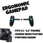 Mobile Game Controller Bundle for iPhone iOS 6, 6 Plus, 6S, SE, 7, 7 Plus, 8, 8 Plus, iPhone X, and Android Phones with Mobile Gamepad, Mobile Claw Triggers, and Mobile Joysticks