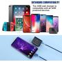Quick Charge QC 3.0 USB Wall Charger, Costyle 5 Pack 30W Dual 2 Ports Adapter (QC 3.0 & 5V 2.4A) Adaptive Fast Charging Block Compatible for iPhone 11 XS XR, Samsung Galaxy S10 S9, iPad, HTC, LG(Black)