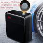 fannuoyi Portable Air Compressor Tire Inflator Air Pump for Car Tires DC 12V Tire Pump with LED Light for Automobiles Bike Motorbike Basketball Inflatables