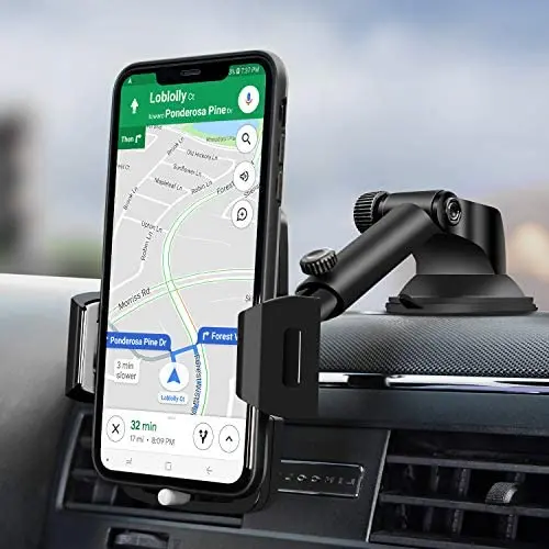 Car Phone Mount,Amoner Car Phone Holder,Dashboard phone car holder , Washable Strong Sticky Gel Pad Compatible iPhone 11 pro,11 pro max,X,XS,XR,8,7,6 Plus,Galaxy S20,10,9,8,Google Nexus