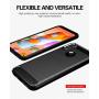 Galaxy A11 case,Samsung A11 case,with HD Screen Protector,MAIKEZI Soft TPU Slim Fashion Non-Slip Protective Phone Case Cover for Samsung Galaxy A11(Navy Brushed TPU)