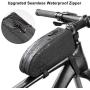 ROCKBROS Bike Top Tube Bag Bicycle Front Frame Bag Waterproof Bike Pouch Pack Bike Phone Bag Cycling Accessories Pouch for Mountain Road Bike