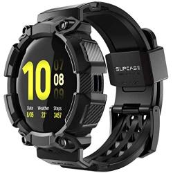 SUPCASE [Unicorn Beetle Pro] Series Case for Galaxy Watch Active 2, Rugged Protective Case with Strap Bands for Galaxy Watch Active 2 [40mm] 2019 Release (Black)