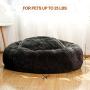 JEMA Dog Beds for Medium Dogs Donut Calming Dog Bed Washable, Comfortable Round Cute Durable Pet Beds with Removable Pillow