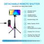 Selfie Stick Tripod Bluetooth, LATZZ 45 Inch Phone Tripod, Extendable iPhone Stand Tripod with Wireless Remote Shutter Compatible iPhone 11Pro/Xs MAX/XR/X/8/8P/7/7P/6/6P/Galaxy Note 8/S10/S9+/S9, More