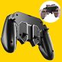 KimTok PUBG Trigger Controller 6 Fingers Mobile Game Joystick Grip L2R2 Button,Shooting Aim Keys for All Android iOS Phone (Black)