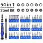 URWOOW Screwdriver Set 58 in 1, 54 Interchangeable Magnetic Bits Precision Screwdriver Kit Flexible Shaft with Extension Bar Repairing tablet, laptop, PC, smart phone, watch, lens, camera URWOOW Screwdriver Set 58 in 1, 54 Interchangeable Magnetic Bits Precision Screwdriver Kit Flexible Shaft with Extension Bar Repairing tablet, laptop, PC, smart phone, watch, lens, camera