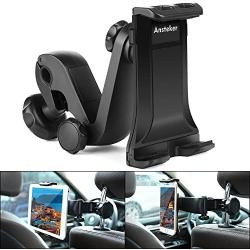 Car Headrest Mount,Ansteker Car Headrest Tablet Holder for iPad Pro/Air/Mini,Kindle Fire HD,Nintendo Switch,iPhone&Other Smartphones Stand Cradle Bracket Holder for 4’’-11’’with 360° Angle-Adjustable