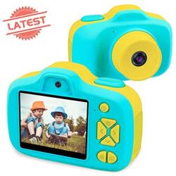 Joytrip Kids Digital Cameras for Boys Girls Gifts HD 2.3 Inches Screen 12MP Video Camera for Kids Shockproof Children Selfie Toy Mini Camera Camcorder Child for Boys Age 3-14 (Blue)