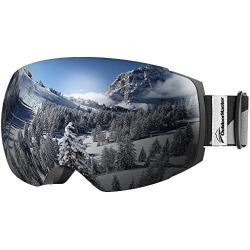 OutdoorMaster Ski Goggles PRO - Frameless, Interchangeable Lens 100% UV400 Protection Snow Goggles for Men & Women