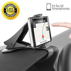 Car Mount, HUD Smart Phone GPS Holder Aolket Universal Cradle Adjustable Non-Slip Holder for Safe Driving for iPhone X / 8 / 8Plus / 7 / 7Plus, Samsung Galaxy S8 / S8+ / Note 8 and All Smartphones