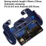 SONGVEN Mobile Controller & Cooling Fan & Battery for PUBG Mobile Game Controller Joystick Mobile Gaming Trigger for Android Controller Mobile Gamepad Phone Game Controller Joypad (2000 mAh)