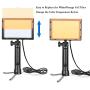 Emart 60 LED Continuous Portable Photography Lighting Kit for Table Top Photo Video Studio Light Lamp with Color Filters - 2 Packs