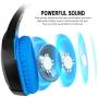 Gaming Headset with Mic for PS4,PC,Xbox One, Laptop Sound Clarity Noise Isolation LED Lights Headphone Soft Comfy EarPads with Volume Control Omnidirectional Microphone Gamer for Smartphone,Computer