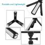 Taisioner Mini Selfie Stick Tripod Kit Two in One Compatible with Hero Action Camera and Cell Phone Accessories