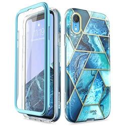 i-Blason Cosmo Full-Body Bumper Case for iPhone XR 2018 Release, Ocean Blue, 6.1"