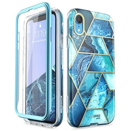i-Blason Cosmo Full-Body Bumper Case for iPhone XR 2018 Release, Ocean Blue, 6.1"