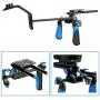 MARSRE DSLR Shoulder Rig Film Making System Camera Shoulder Mount with Camera/Camcorder Mount Slider for All DSLR Video Cameras and DV Camcorders MARSRE DSLR Shoulder Rig Film Making System Camera Shoulder Mount with Camera/Camcorder Mount Slider for All DSLR Video Cameras and DV Camcorders