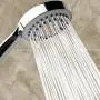 High Pressure Handheld Shower Head with Powerful Shower Spray against Low Pressure Water Supply Pipeline, Multi-functions, w/ 79 Hose, Bracket, Flow Regulator, Chrome Finish High Pressure Handheld Shower Head with Powerful Shower Spray against Low Pressure Water Supply Pipeline, Multi-functions, w/ 79 Hose, Bracket, Flow Regulator, Chrome Finish