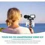 Movo Smartphone Video Rig Kit V7+ with Tripod, Grip Rig, Pro Stereo Microphone, LED Light and Remote - YouTube Equipment for iPhone 5, 5C, 5S, 6, 6S, 7, 8, X, XS, XS Max, 11, 11 Pro, Samsung Galaxy Movo Smartphone Video Rig Kit V7+ with Tripod, Grip Rig, Pro Stereo Microphone, LED Light and Remote - YouTube Equipment for iPhone 5, 5C, 5S, 6, 6S, 7, 8, X, XS, XS Max, 11, 11 Pro, Samsung Galaxy