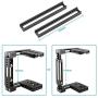 CAMVATE Universal Adjustable Camera Cage Fit for Right Handle and Left Handle Camera(Only Come with Left Handle Grip)