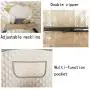 Smartmak Portable Steam Sauna, one Person Full Body Spa Tent at Home for Detox & Weight Loss, 2L Steamer with Romote Control- Champagne