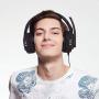 Gaming Headset for PC PS4 Xbox One Tablet Mac Smart Phone Gaming Headphone with Noise Canceling Mic,Bass Surround,Soft Memory Earmuffs AH38 (Black)