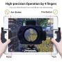 DLseego iPad Trigger, Mobile Game Controller for iPad, Gamepad with L1R1 Aim Trigger Game Shooter for Knives Out/Rules of Survival for Tablet & Smartphones