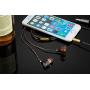 Betron YSM1000 Earphones with Microphone and Volume Control, Noise Isolating in-Ear Headphones, Strong Bass, Compatible with iPhone, iPad, iPod and Macbooks, Gold and Black