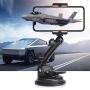 Action Camera Smartphone Suction Cup Race Car Cockpit Mount Motion Camcorder Vehicle Windshied Hood Rooftop Holder for GoPro Sony iPhone Hi-Speed Filming