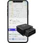 GPS Tracker for Vehicles OBD-2 Car Tracker with Mobile & Desktop App – Real-Time Location, Speed, Driving Behaviour, Engine Diagnosis and Geofence alerts – Plug and Play Device.
