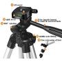 Tripod Mobile Phone Support Camera Tripod 40" Video Aluminum Light Weight Portable with Cell Phone Holder Travel Folding Size for Phone 11/Pro 7/8plus XR Xs Max